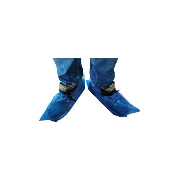 Pack 100 Cobre Sapatos Polietileno Azul - 6300901010
