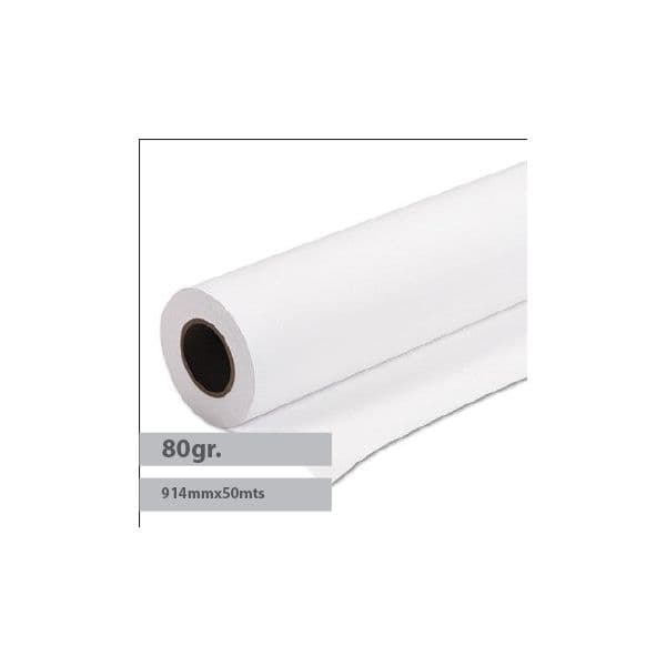Navigator 4 un. Rolo de Papel Plotter Inkjet 80g 914mmx50m - 1821175