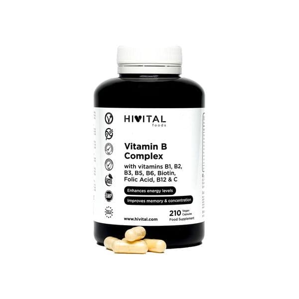 Hivital Complexo de Vitamina B 210 Cápsulas