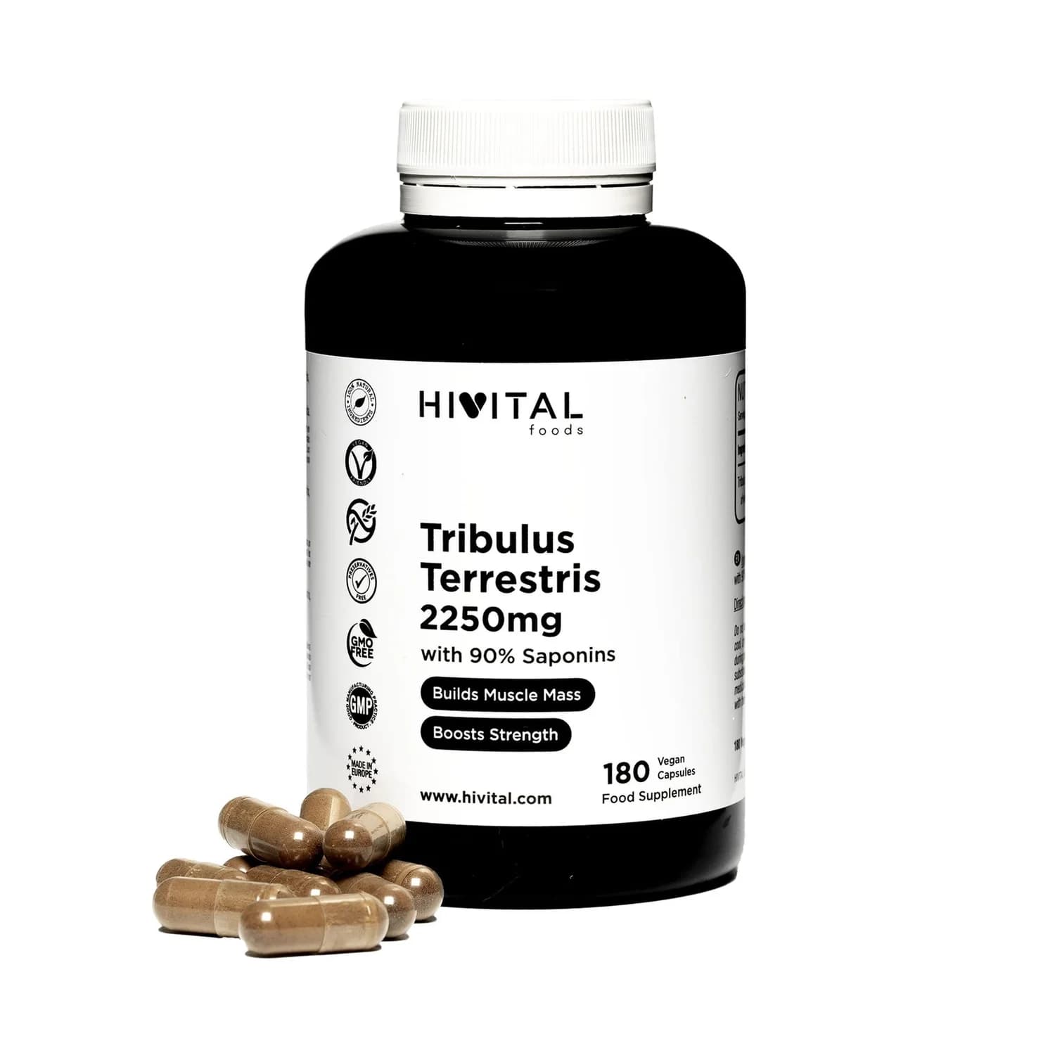 Hivital Tribulus Terrestris 180 Cápsulas Vegetais