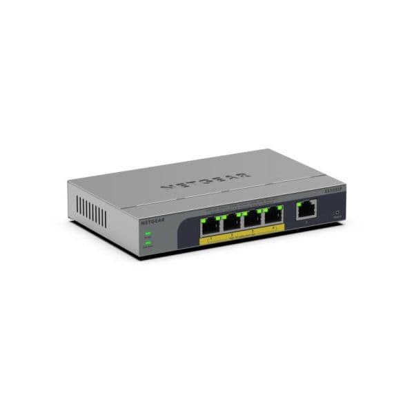 Netgear GS105EP Switch Não-Gerido 5 Portas Gigabit com PoE+ Full Duplex Metálico