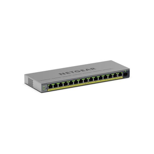 NETGEAR GS116EP Switch 16 Portas Gigabit L2/L3 PoE+ com Gestão Avançada, SFP e Carcaça Metálica