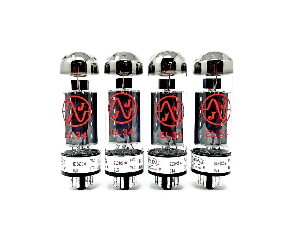 JJ Electronics EL34 Matched Quad