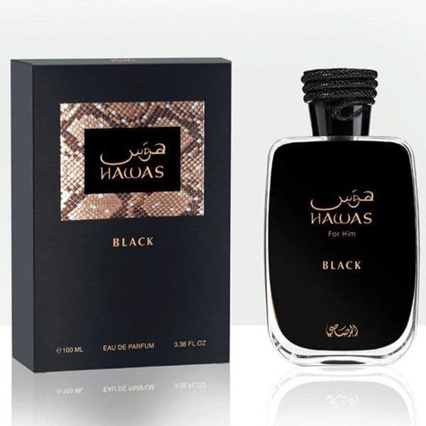 Rasasi Mens Hawas Black Eau de Parfum 100ml (Original)