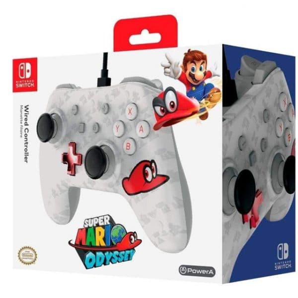 Power A Comando com fios Super Mario Odyssey para Nintendo Switch