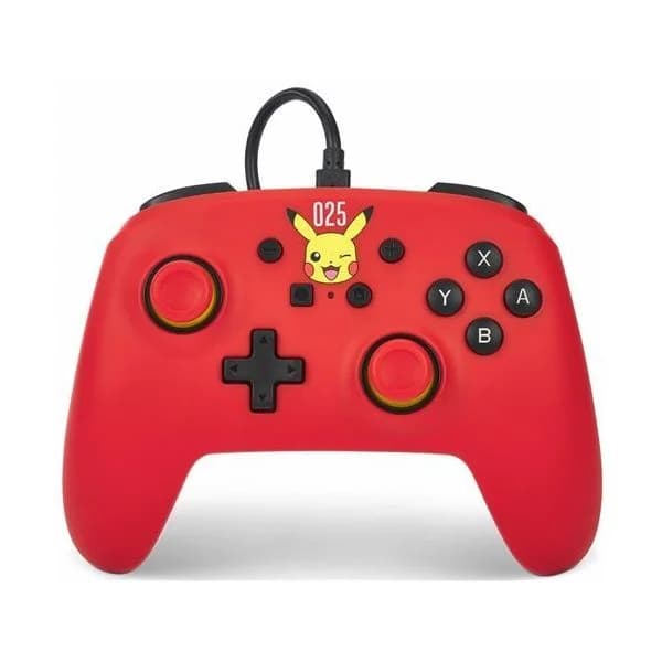 POWER A Comando com Fio Pikachu Laughing - Nintendo Switch