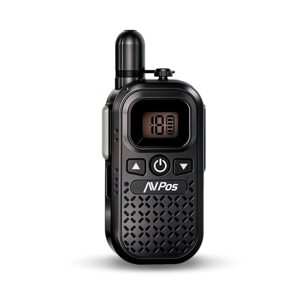 AVPos Walkie Talkie - 16 canais - 446 MHz - USB-C