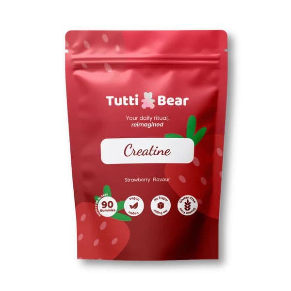 Tutti Bear Gomas de Creatina Morango 90 Gomas