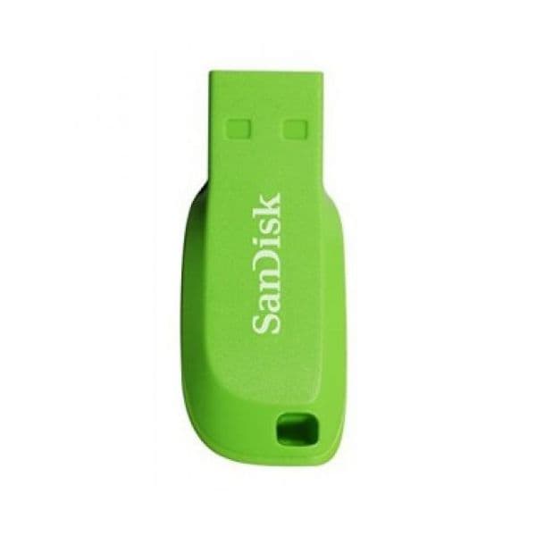 SanDisk 16GB Cruzer Blade USB 2.0 Green Electric - SDCZ50C-016G-B35GE