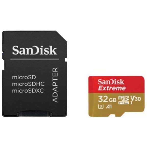 SanDisk 32GB Extreme A1 V30 UHS-I U3 micro SDHC - SDSQXAF-032G-GN6AT