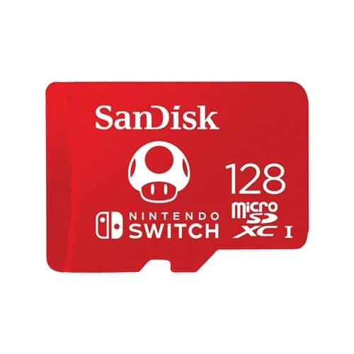 Cartão SanDisk Ultra MicroSDXC Nintendo SwitchUHS-I U3 128GB