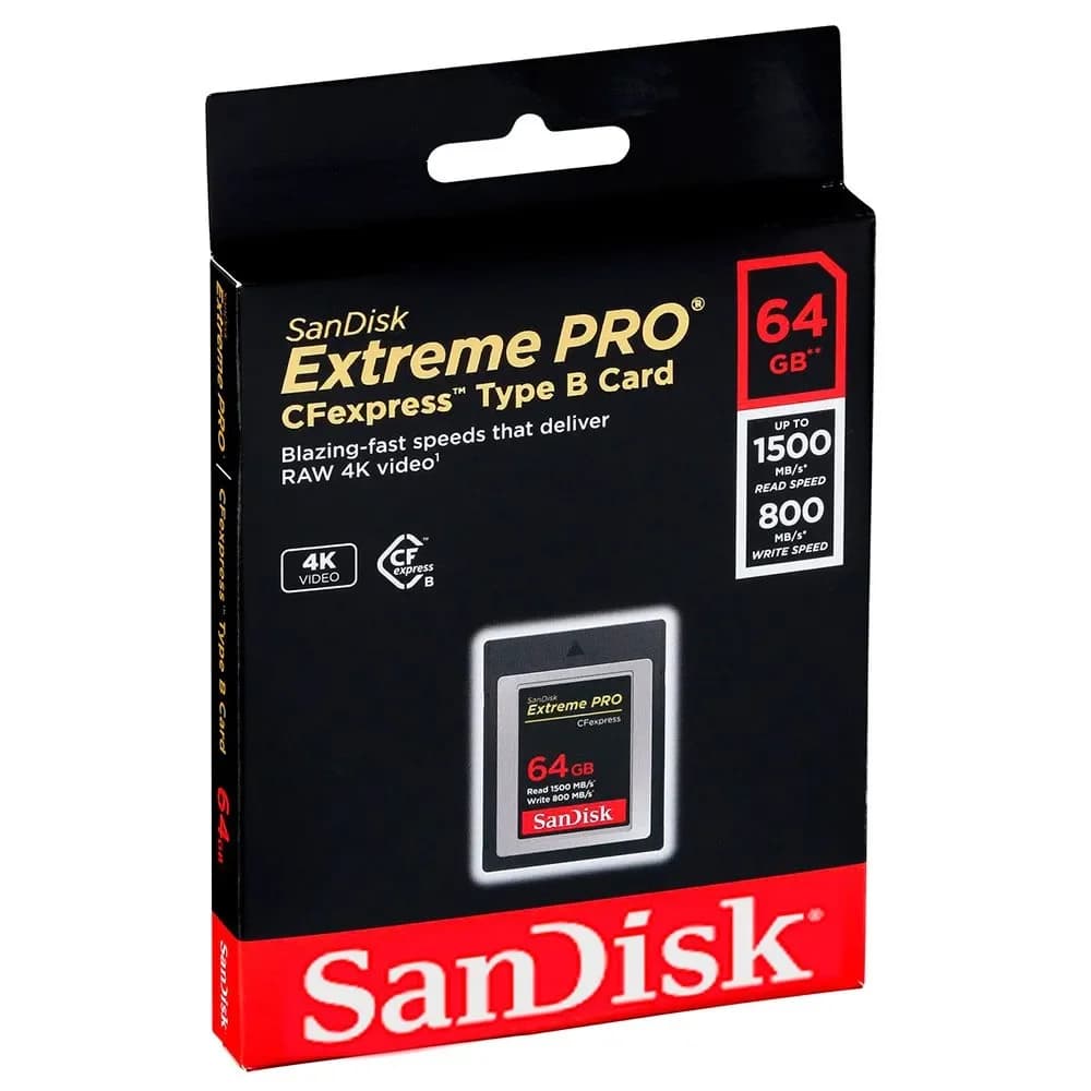 Sandisk 64GB CFExpress ExtremePro 1500/800Mb/s - SDCFE-064G-GN4NN