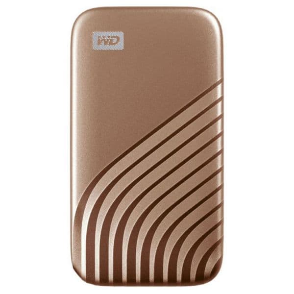 Disco Externo SSD Western Digital 2TB MyPassport USB-C Gold - WDBAGF0020BGD-WESN