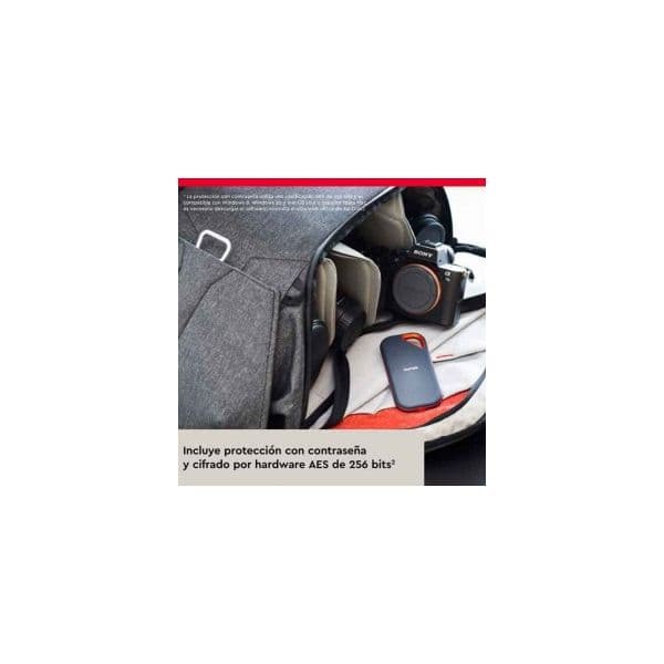 Disco Externo SSD SanDisk 4TB Extreme Pro Portable V2 3.2 - SDSSDE81-4T00-G25