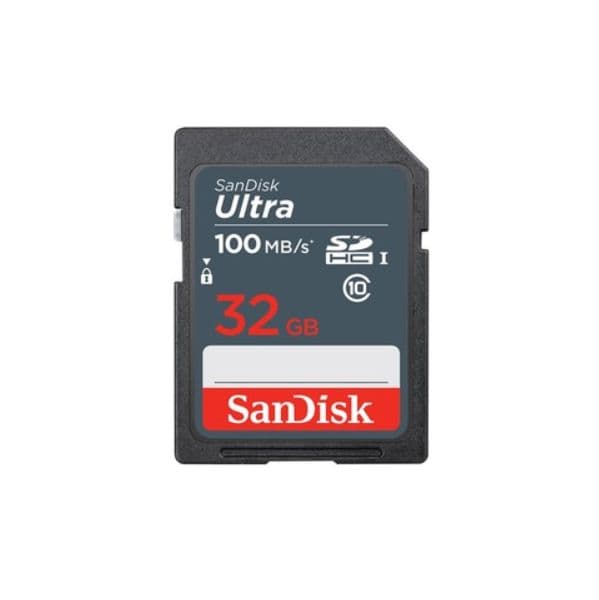 SanDisk 32GB SDHC Ultra 100MB/s Class 10 - SDSDUNR-032G-GN3IN