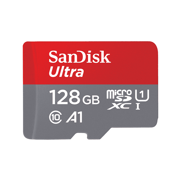 MICRO SD SANDISK 128GB ULTRA MICROSDXC 100MBS CLASS 10, UHS-I