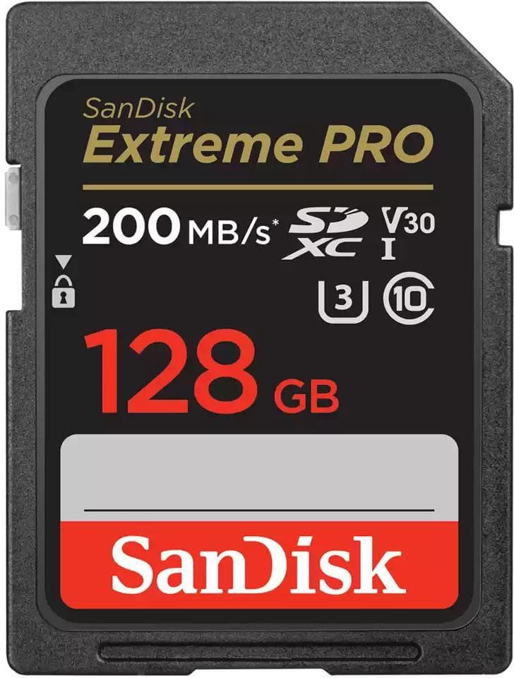 SanDisk Cartão SDHC Extreme Pro 128GB Classe 10 200MB/s