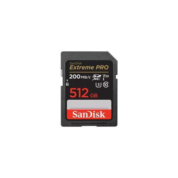 SANDISK Cartão SDXC Extreme Pro 512GB UHS-1 (200MB/s) - SDSDXXD-512G-GN4IN