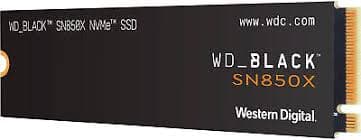 SSD Western Digital 4TB  Black SN850X NVMe SSD M.2 2280 PCIe 4.0