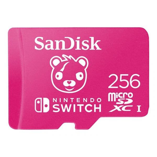 SanDisk 256GB MicroSDXC para Nintendo Switch Fortnite Edition