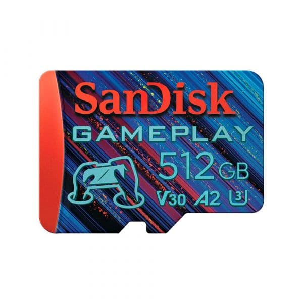 SanDisk 512GB MicroSD UHS-I SDSQXAV-512G-GN6XN A2 V30 Classe 10