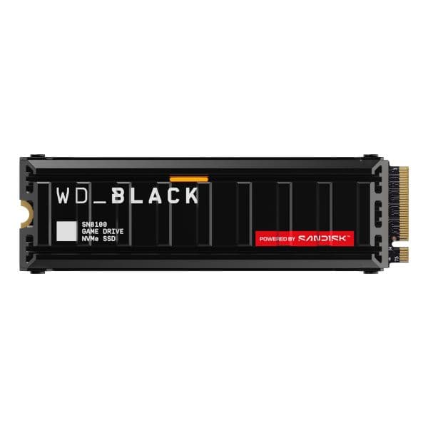 SSD Western Digital 2TB Black SN8100 M.2 2280 NVMe PCIe 5.0 com dissipador de calor