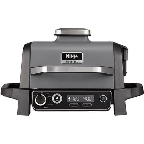 Grelhador Ninja OG701EU Woodfire Elétrico de Exterior + Fritadeira de Ar 2400W