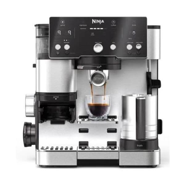 Máquina de Café Ninja Superautomática ES501EU Luxe Essential Preto/Prateado