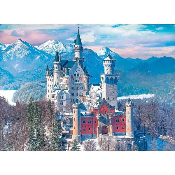 Eurographics Puzzle Castelo de Neuschwanstein No Inverno 10 Peças
