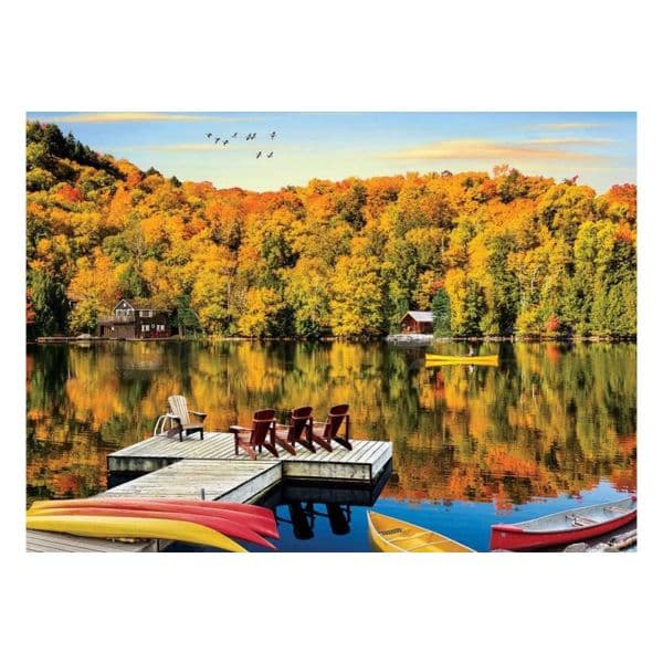 Eurographics Puzzle Cabine No Lago Quebec de 1000 Peças
