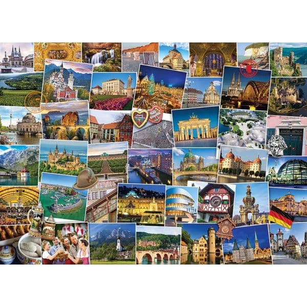Eurographics Puzzle Globetrotter Alemanha 1000 Peças