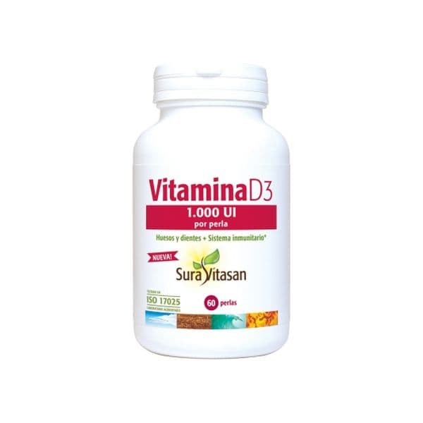 Sura Vitasan Vitamina D3 1.000Ui 60 Pérolas