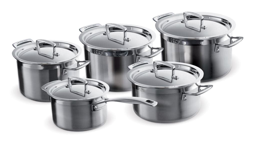 LE CREUSET - SET 5 PEÇAS AÇO INOX 96209400001000