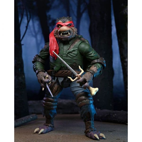 Neca Universal Monsters X Teenage Mutant Ninja Turtles Ultimate Raphael As The Wolfman 18 Cm Figure