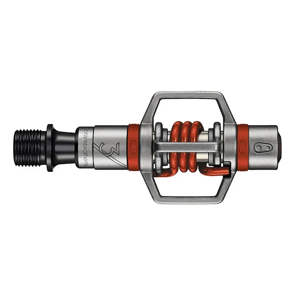 Crankbrothers Pedais Egg Beater 3 Silver/red