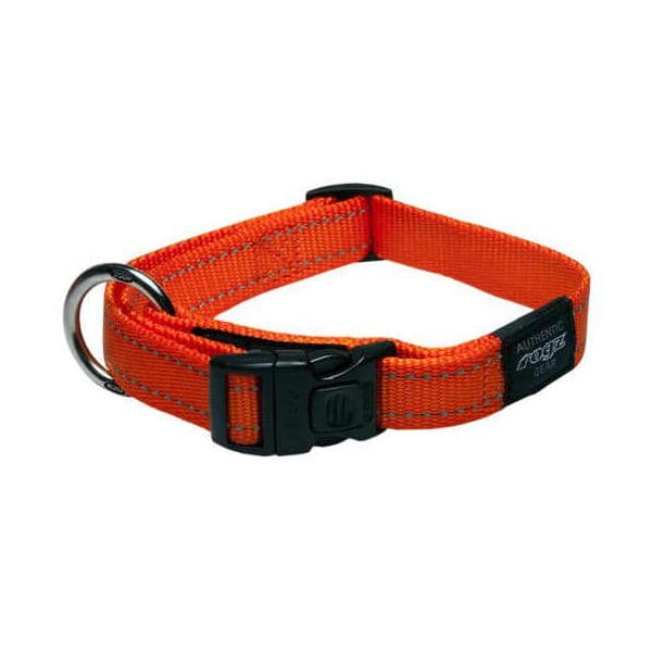 Rogz Coleira Cão Utility Reflectora S Laranja