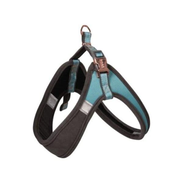 Rogz Peitoral Ajustável Urban Fast Fit Turquesa XS