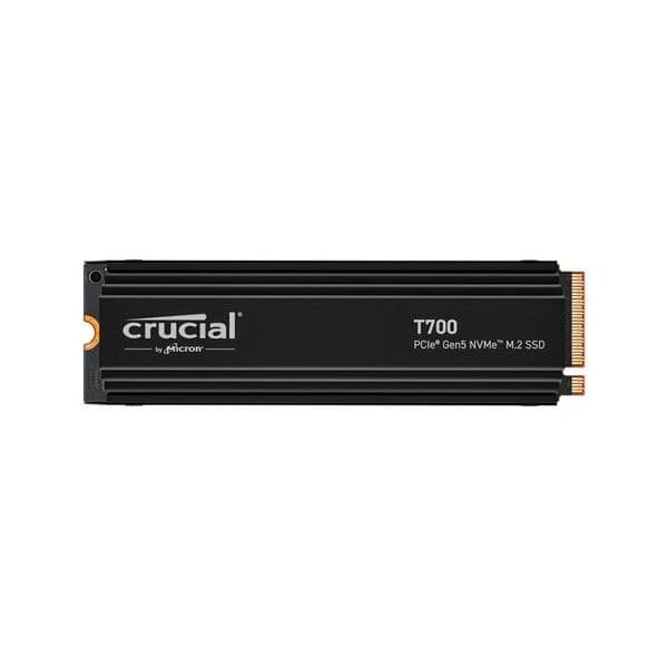 SSD Crucial T700 4TB PCIe Gen5 NVMe M.2 com Dissipador Térmico