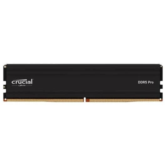 Memória RAM Crucial Pro 16GB DDR5 6000Mhz CL48 Black