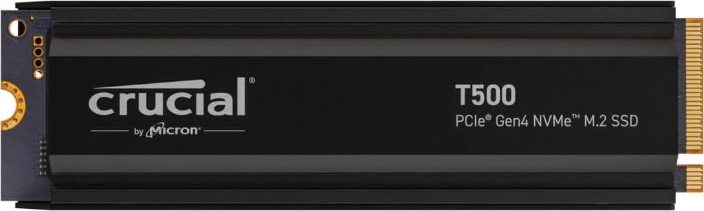 SSD Crucial T500 1TB M.2 NVMe 2280 com Cooler