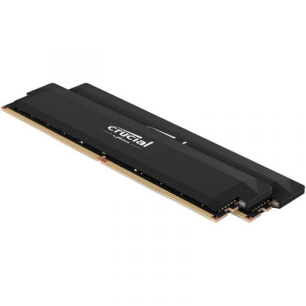 Memória RAM Crucial Pro OC 64GB DDR5 6400MHz CL40 Preta