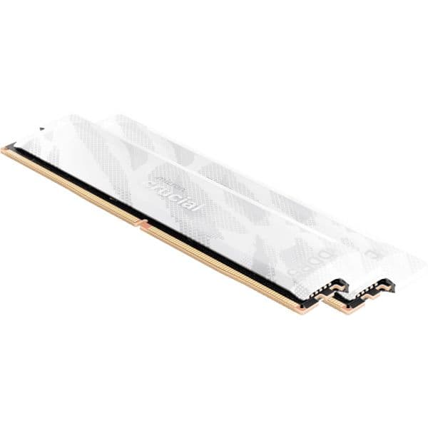 Memória RAM Crucial Pro 32GB (2x16GB) DDR5 6400Mhz CL32 Branco