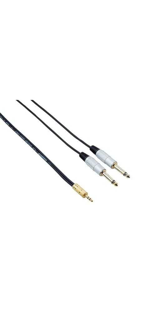 Cabo MINI JACK/2xJACK RCX200 2m Bespeco
