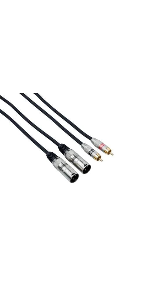 Cabo 2xXLRM/2xRCA BT2740MBIS 3m Bespeco