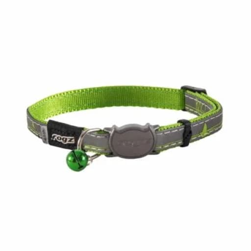 Rogz Coleira Nightcat RCB08L gato NightCat Limeswallows Ø 11mm 3/8