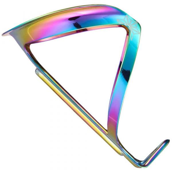 Supacaz Suporte Garrafa Fly Cage Anodized Oil Slick