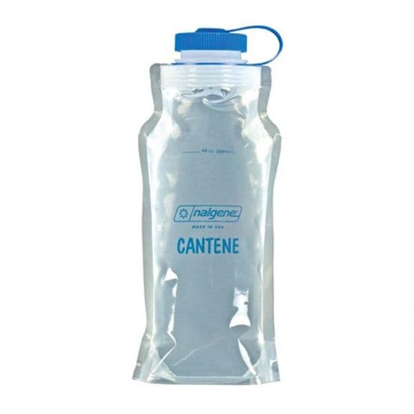 Nalgene Garrafa H2O Cantene Soft Grey / Loop-top Blue - 25750032