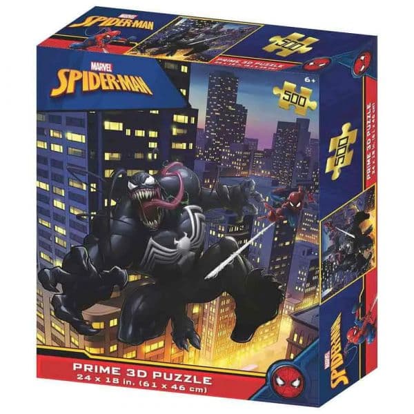 Prime 3d Puzzle Homem-Aranha Vs Venom 500 Peças - PRIME-32603