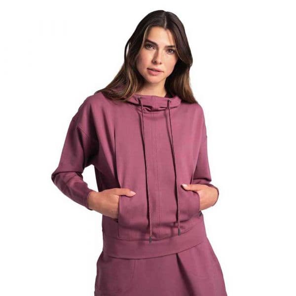 Lole Mindset Hoodie Roxo S Mulher