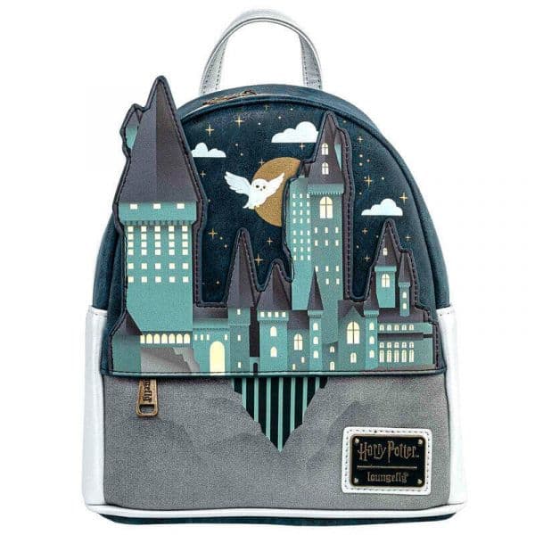 Loungefly Mochila Hogwarts Harry Potter 27cm Multicolor
